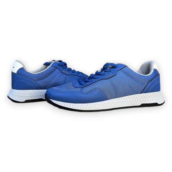 BOSS Titanium Runn Men's Sneakers Light Blue Manmade US 9 (UK 8 EU 42) MSRP $199 - Picture 4 of 4